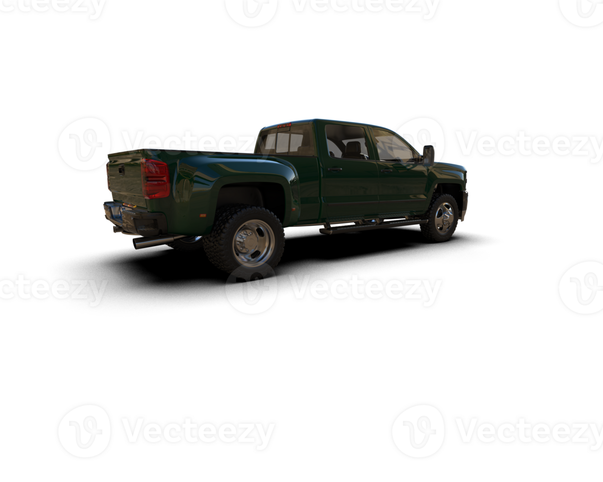 Pickup truck isolated on background. 3d rendering - illustration png