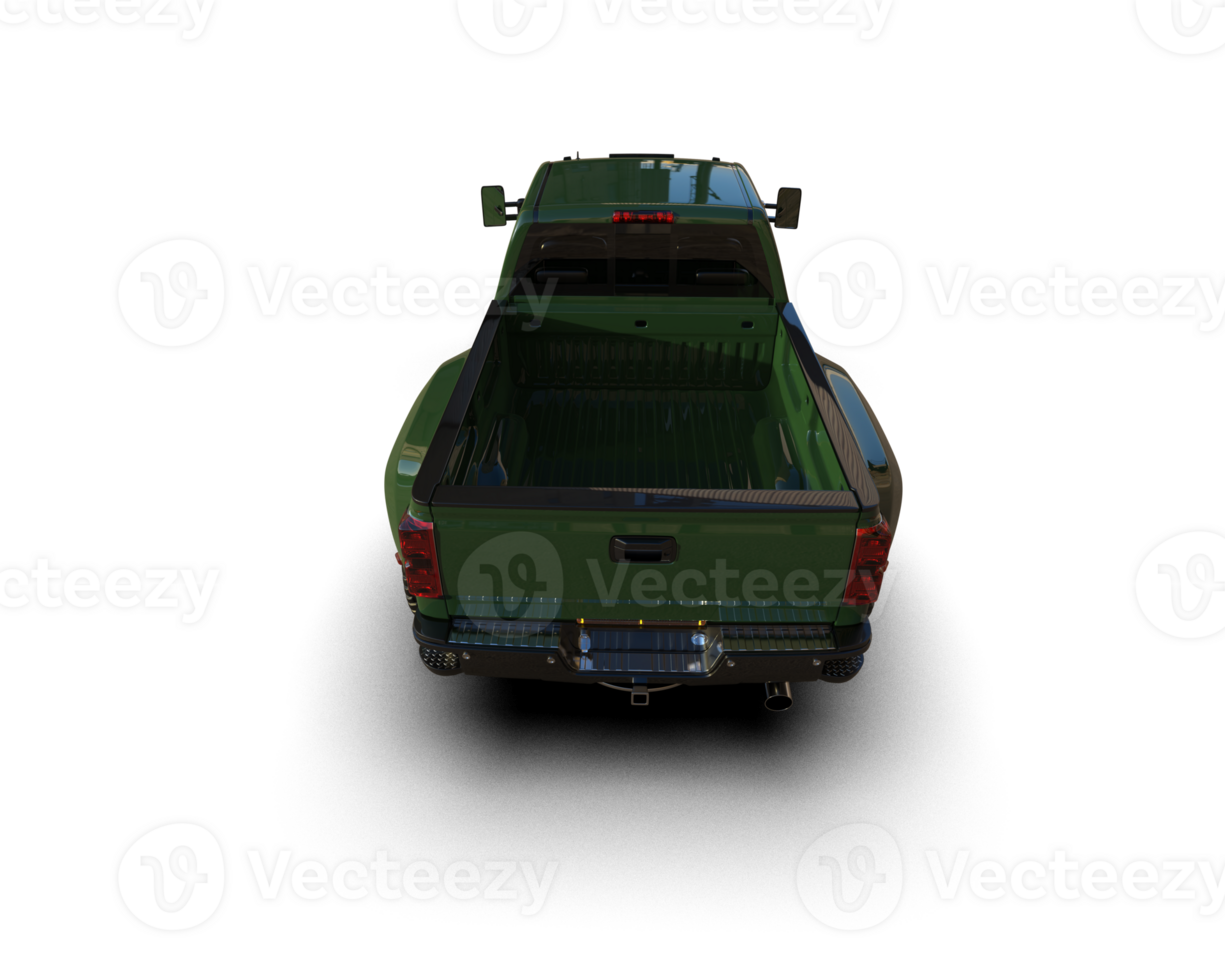 Pickup truck isolated on background. 3d rendering - illustration png
