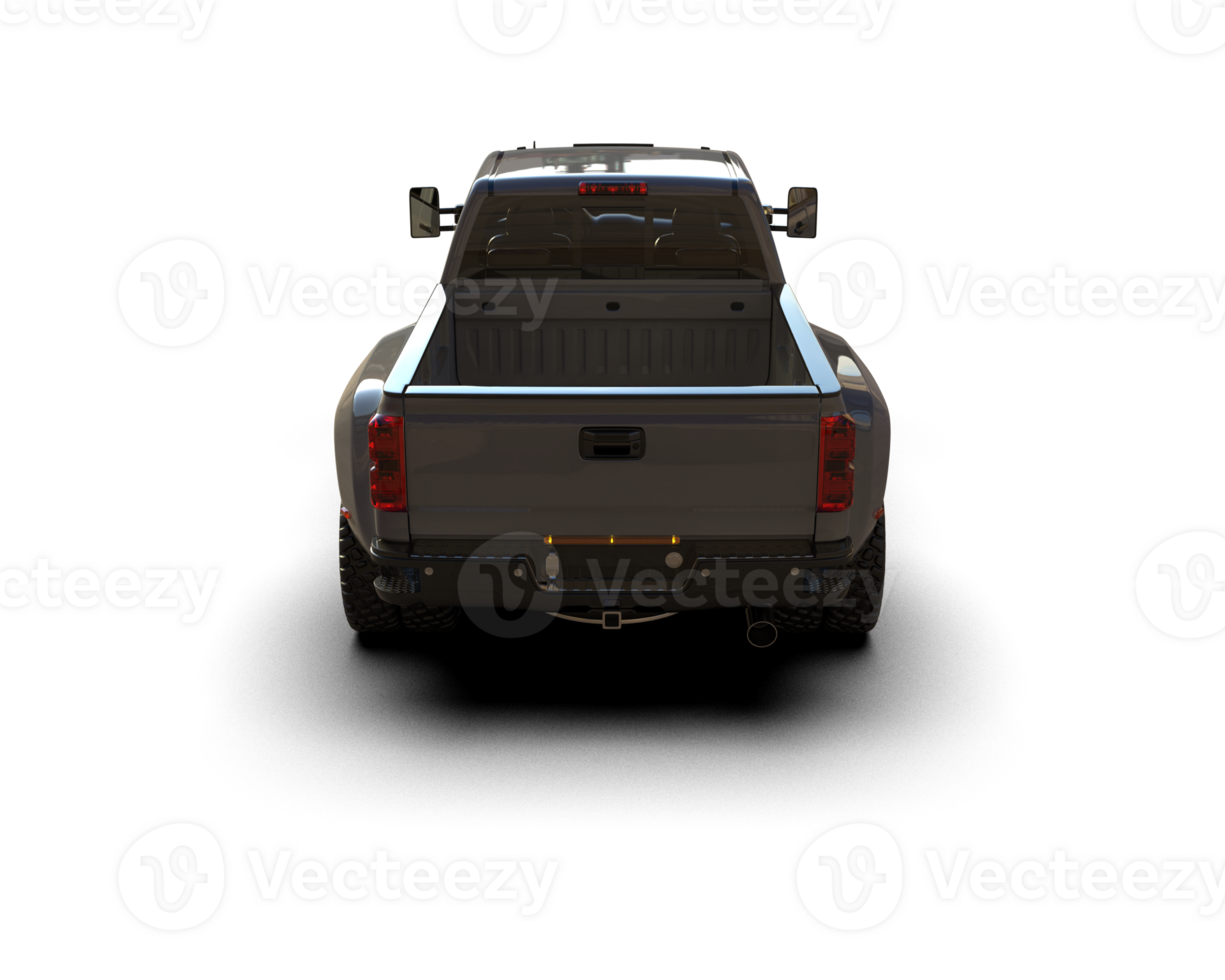 Pickup truck isolated on background. 3d rendering - illustration png