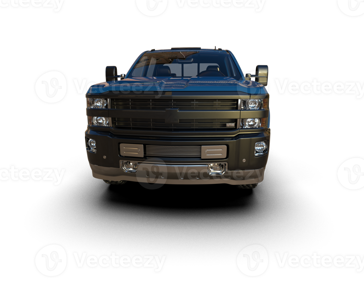 Pickup truck isolated on background. 3d rendering - illustration png