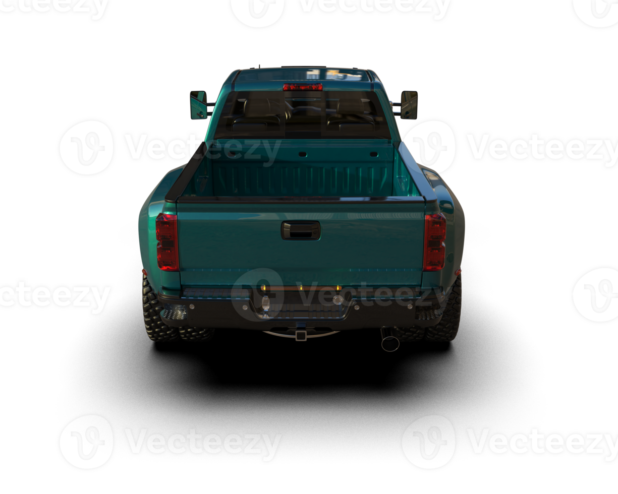 Pickup truck isolated on background. 3d rendering - illustration png