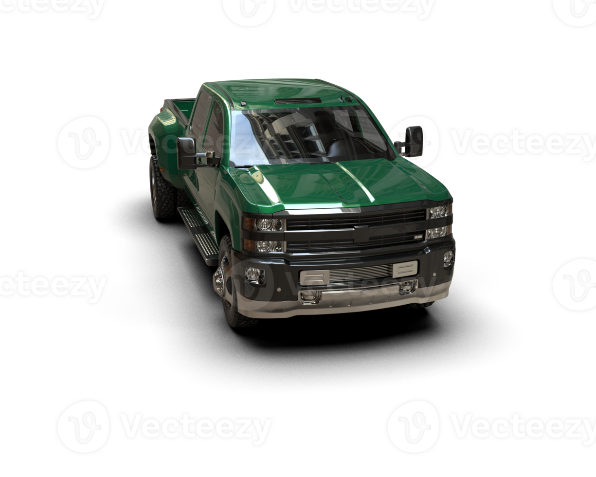 Pickup truck isolated on background. 3d rendering - illustration png