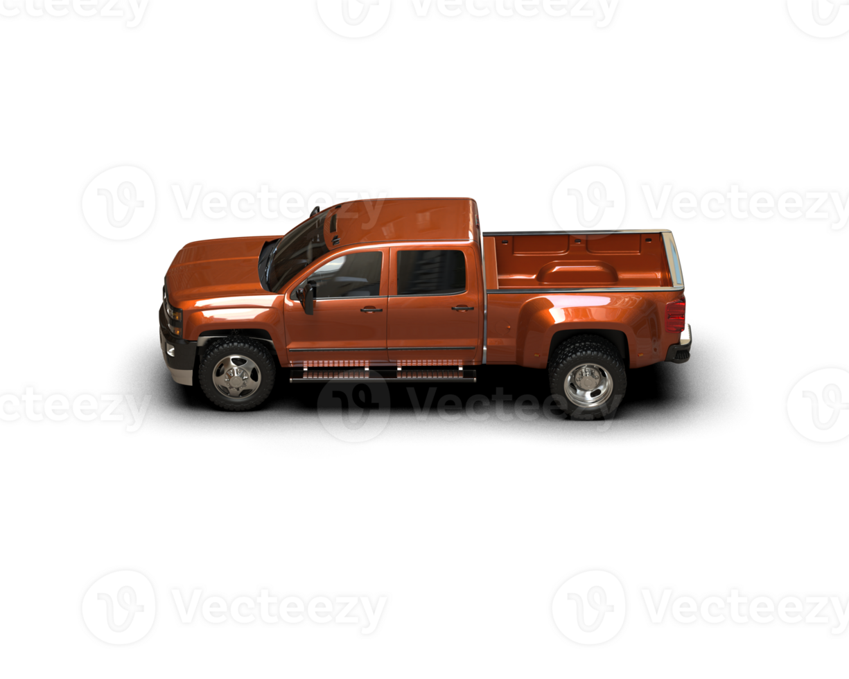 Pickup truck isolated on background. 3d rendering - illustration png