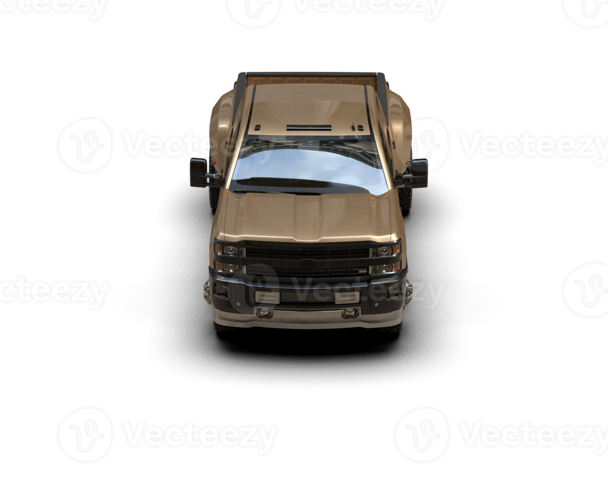 Pickup truck isolated on background. 3d rendering - illustration png