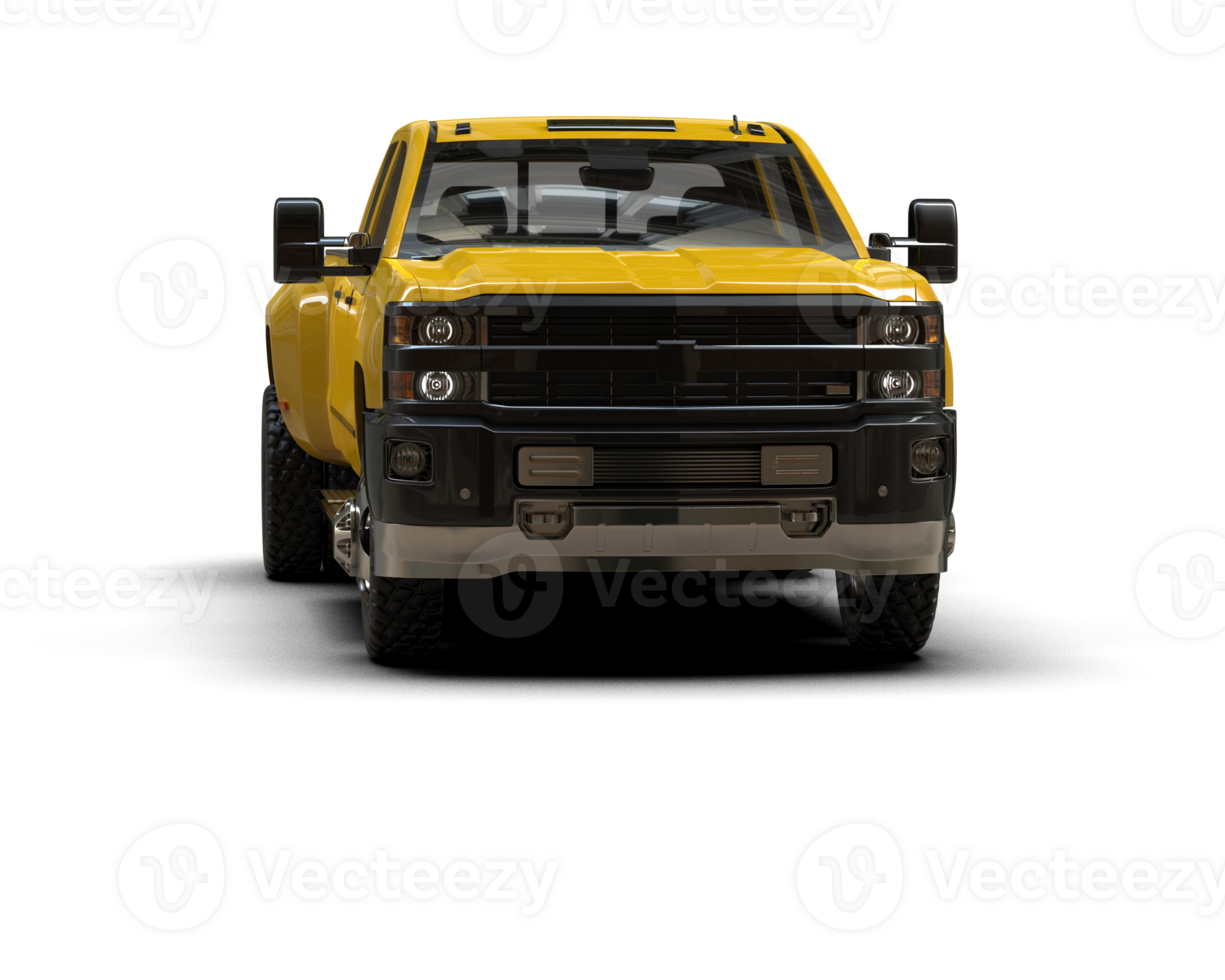 Pickup truck isolated on background. 3d rendering - illustration png