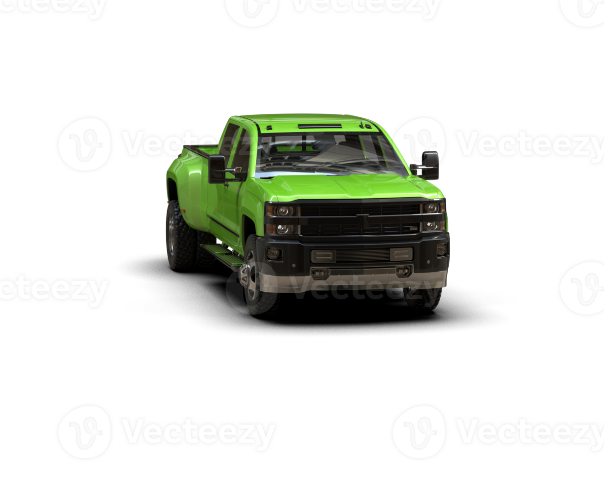 Pickup truck isolated on background. 3d rendering - illustration png