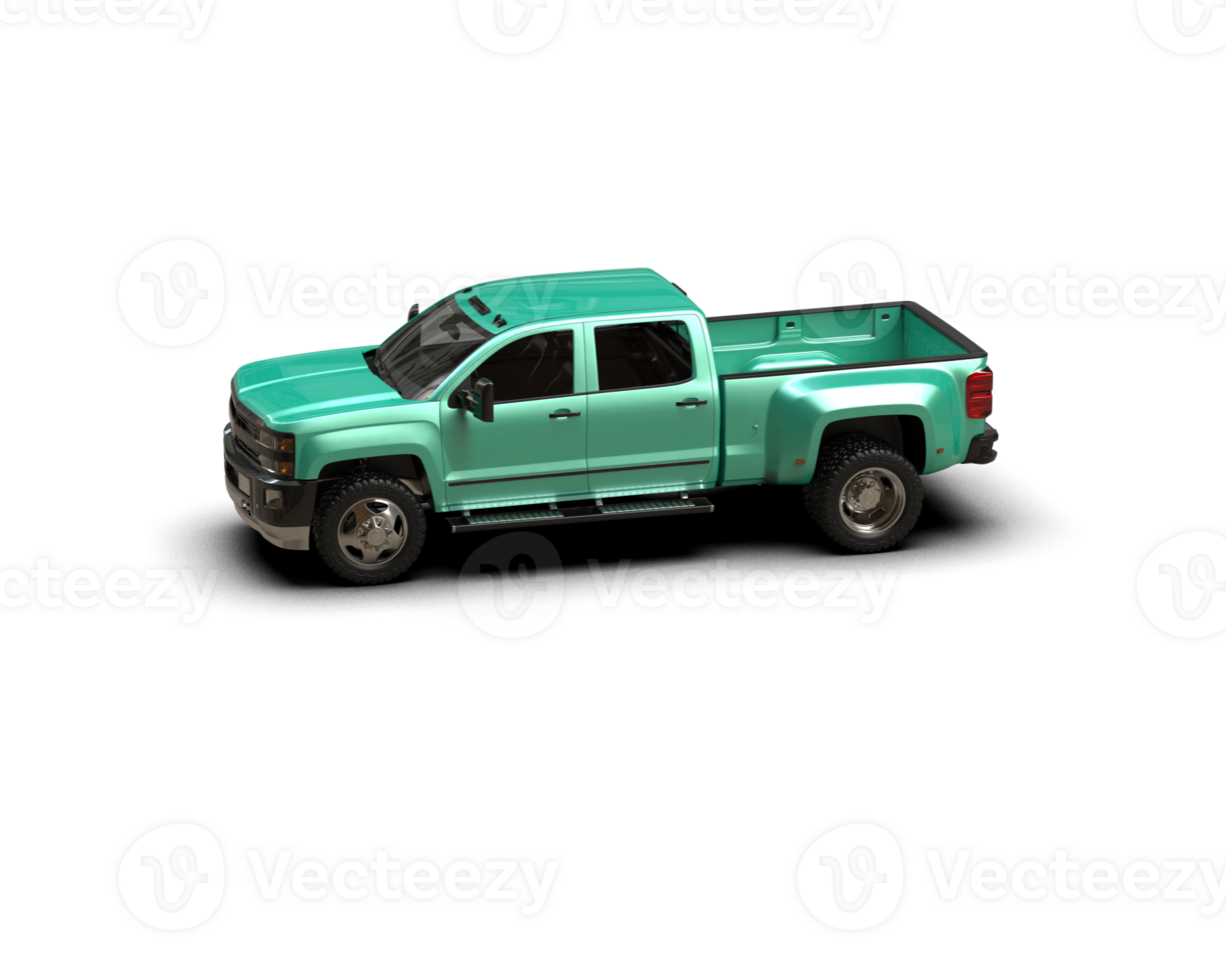 Pickup truck isolated on background. 3d rendering - illustration png
