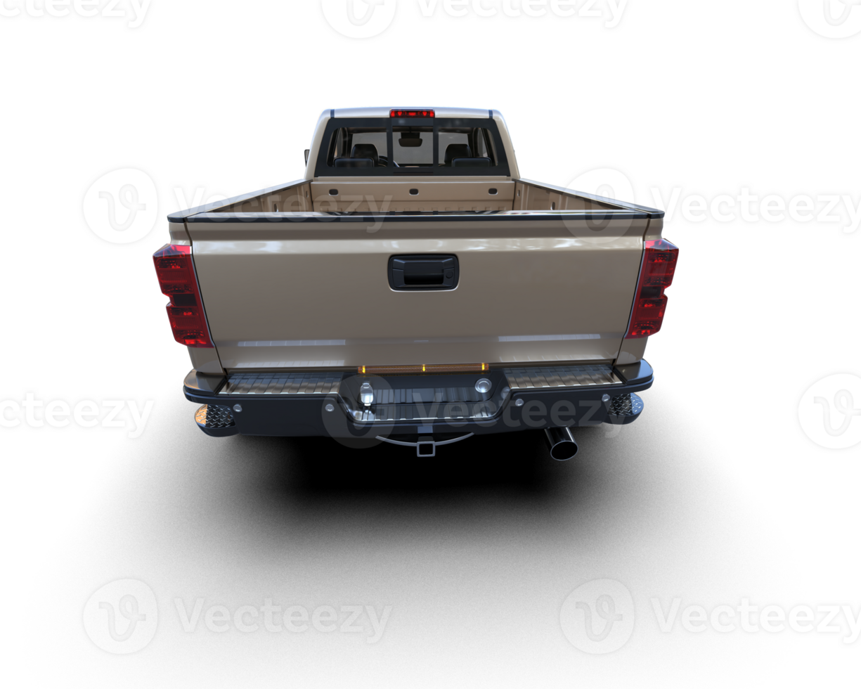 Pickup truck isolated on background. 3d rendering - illustration png