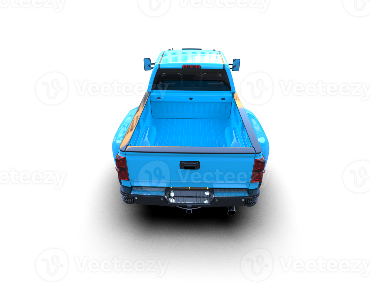 Pickup truck isolated on background. 3d rendering - illustration png