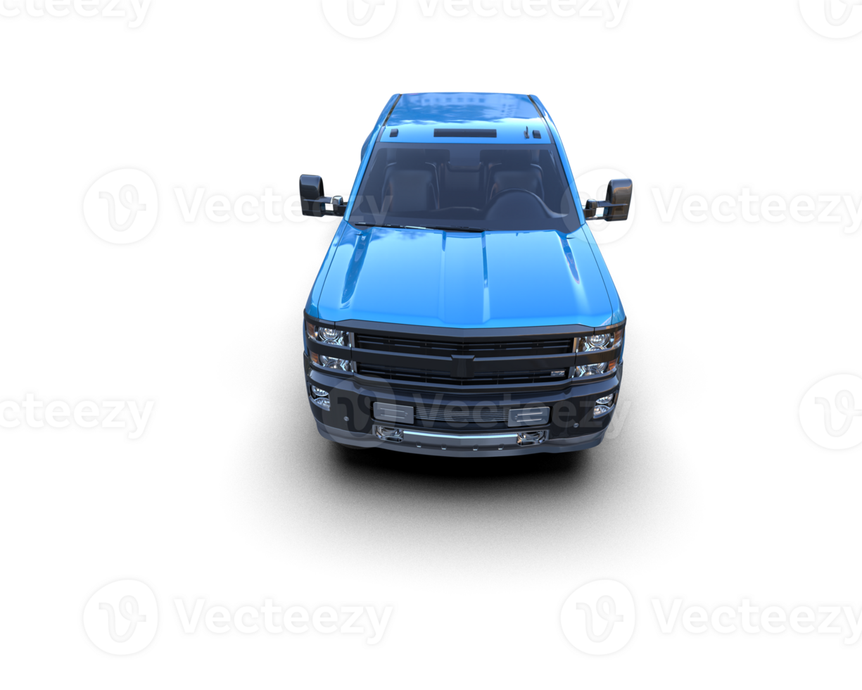 Pickup truck isolated on background. 3d rendering - illustration png
