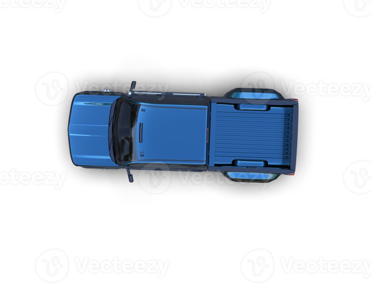Pickup truck isolated on background. 3d rendering - illustration png