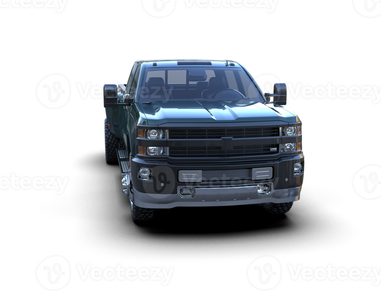 Pickup truck isolated on background. 3d rendering - illustration png