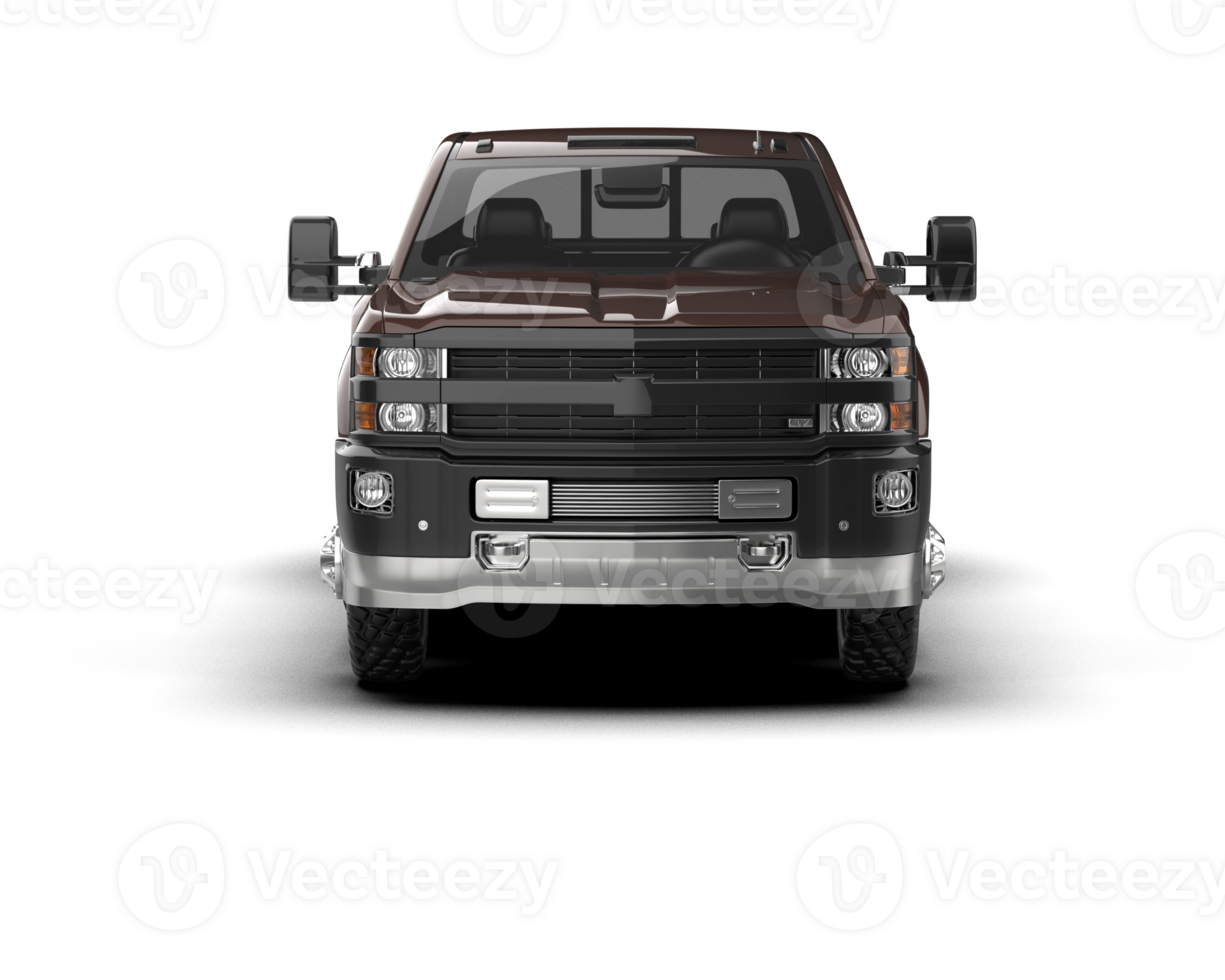 Pickup truck isolated on background. 3d rendering - illustration png
