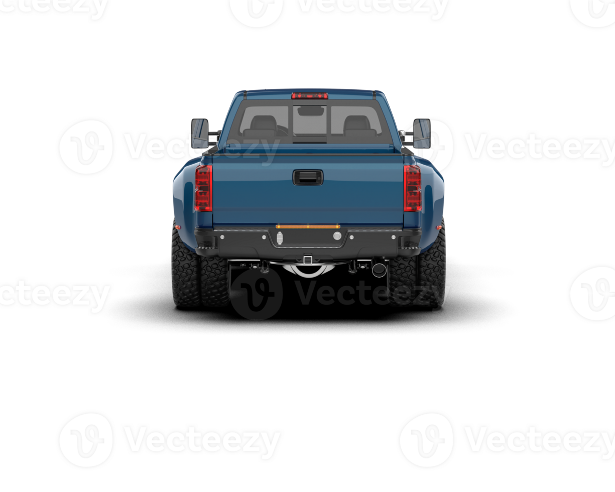 Pickup truck isolated on background. 3d rendering - illustration png