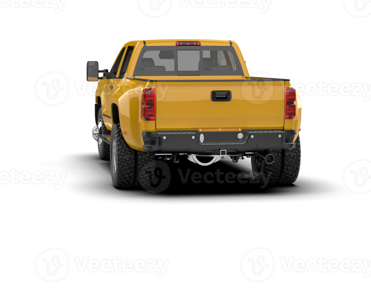 Pickup truck isolated on background. 3d rendering - illustration png