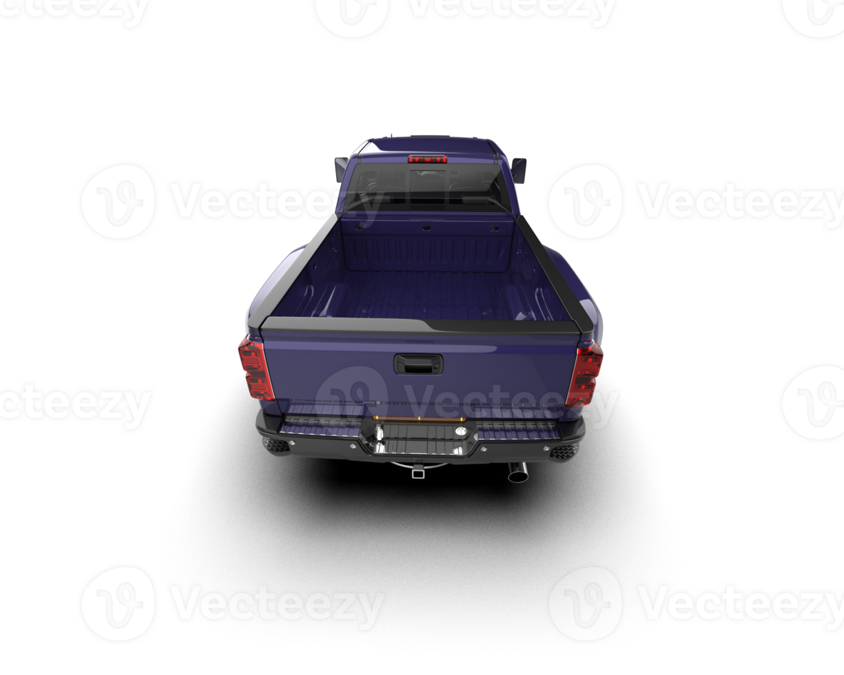 Pickup truck isolated on background. 3d rendering - illustration png