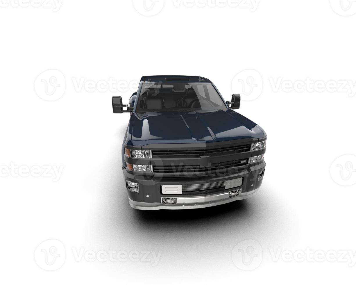 Pickup truck isolated on background. 3d rendering - illustration png