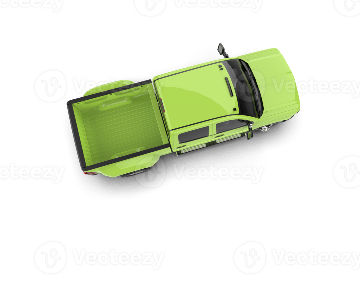 Pickup truck isolated on background. 3d rendering - illustration png