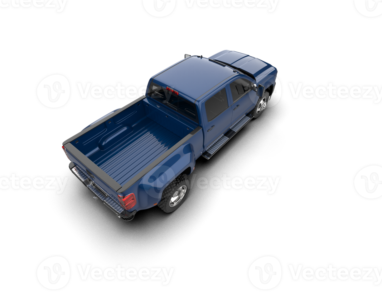 Pickup truck isolated on background. 3d rendering - illustration png