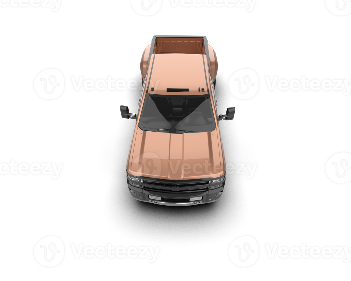 Pickup truck isolated on background. 3d rendering - illustration png