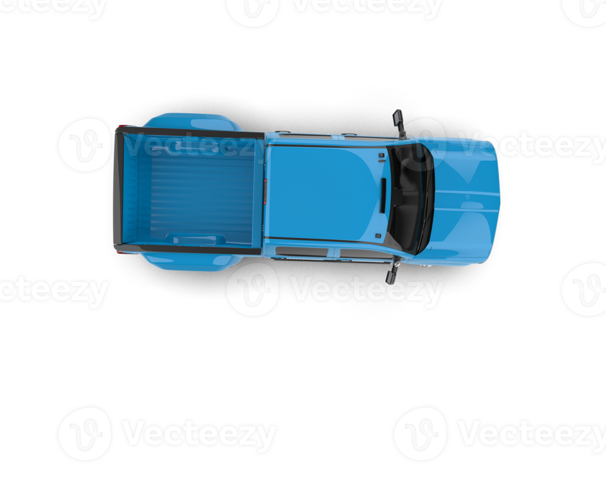 Pickup truck isolated on background. 3d rendering - illustration png