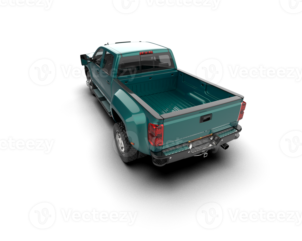 Pickup truck isolated on background. 3d rendering - illustration png