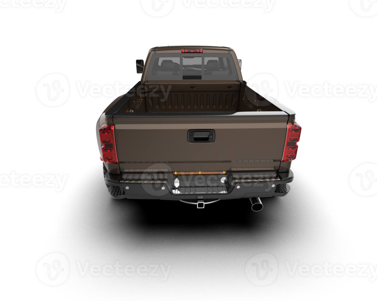 Pickup truck isolated on background. 3d rendering - illustration png