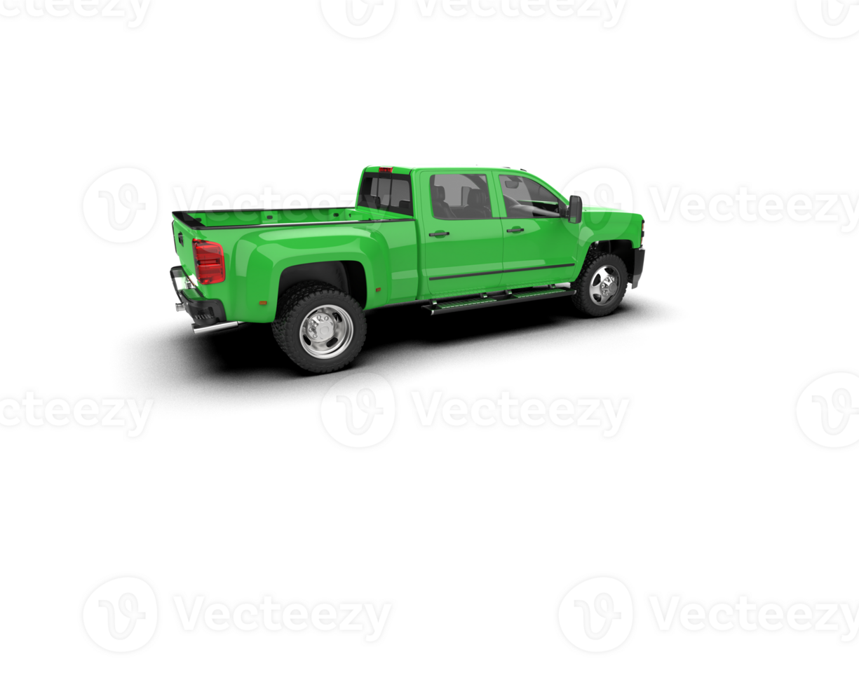 Pickup truck isolated on background. 3d rendering - illustration png