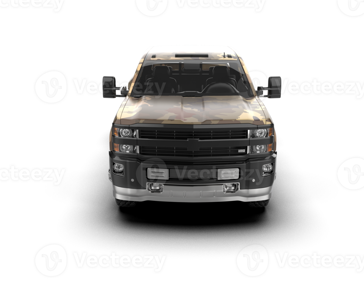 Pickup truck isolated on background. 3d rendering - illustration png