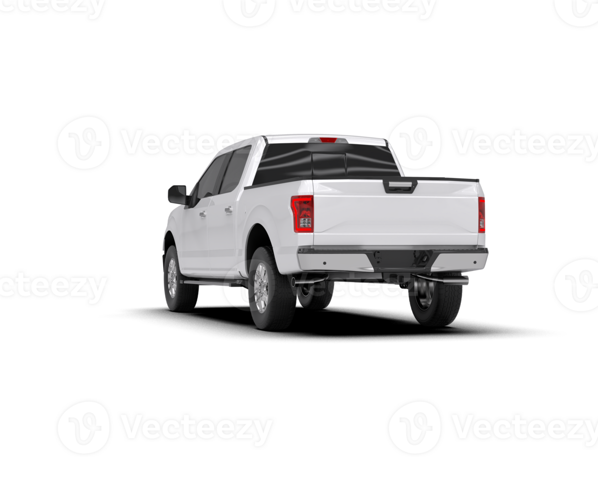 Pickup truck isolated on background. 3d rendering - illustration png