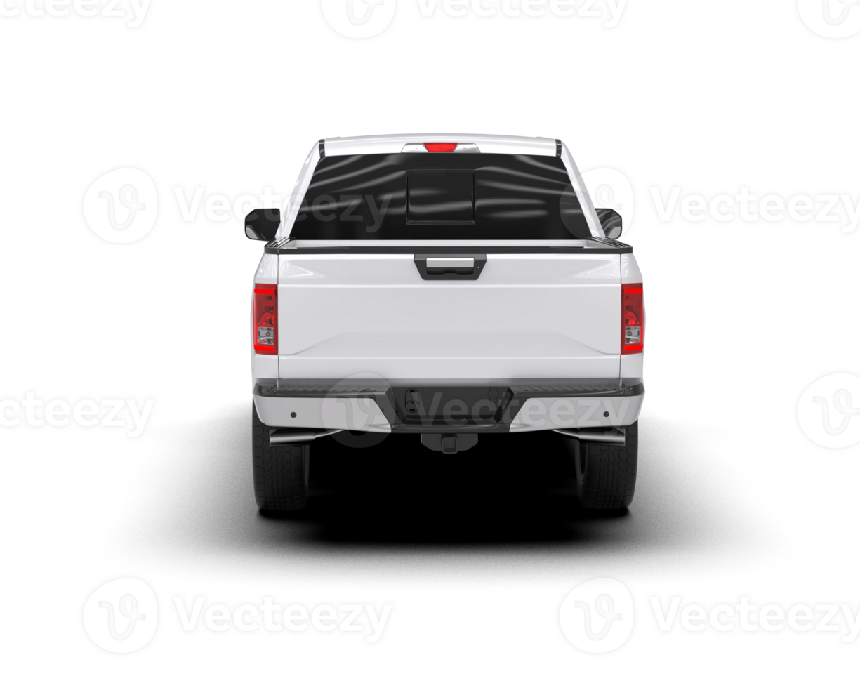 Pickup truck isolated on background. 3d rendering - illustration png