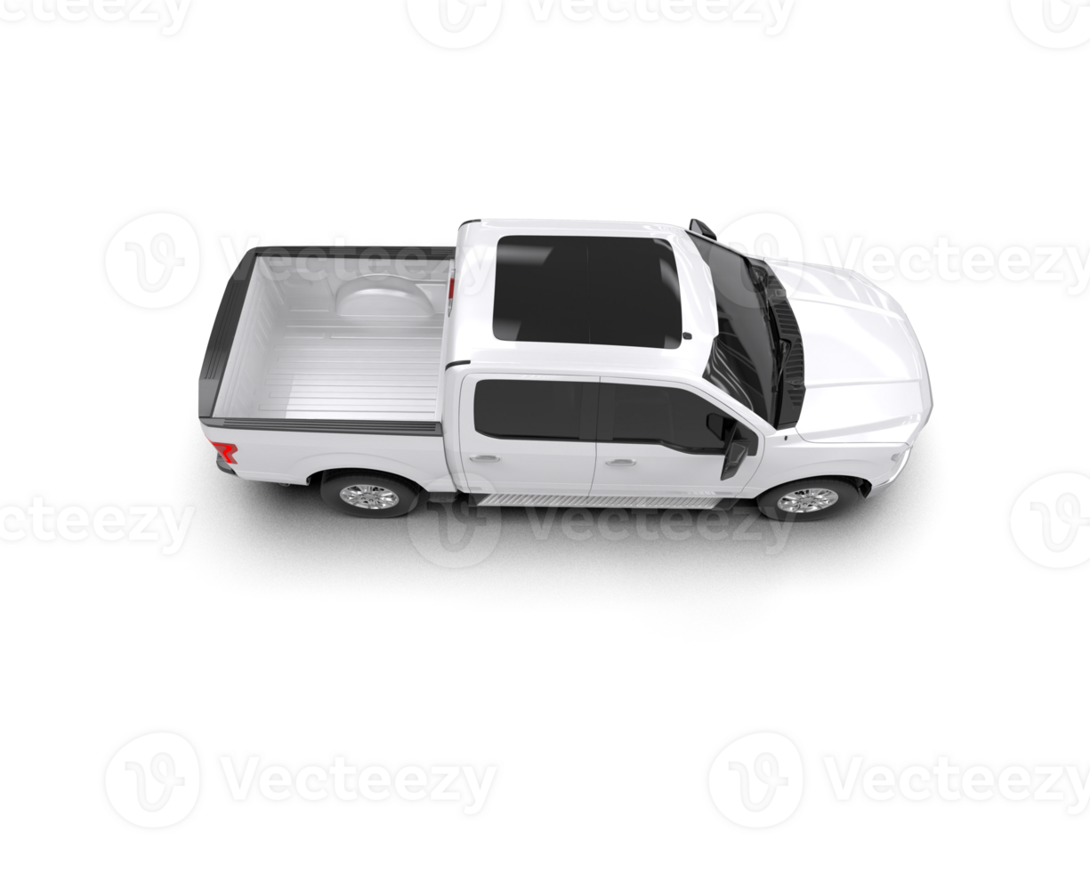 Pickup truck isolated on background. 3d rendering - illustration png