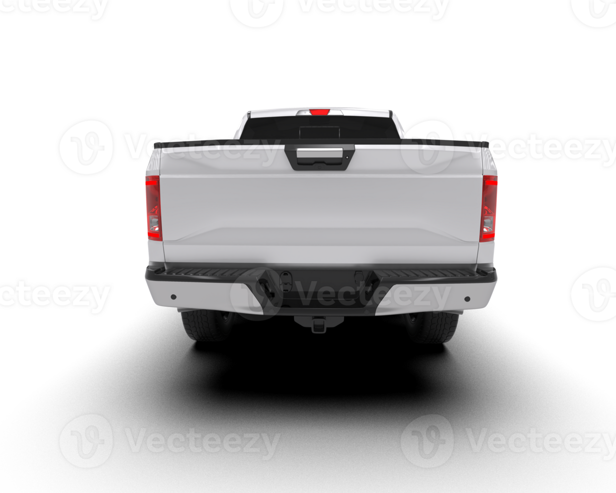 Pickup truck isolated on background. 3d rendering - illustration png