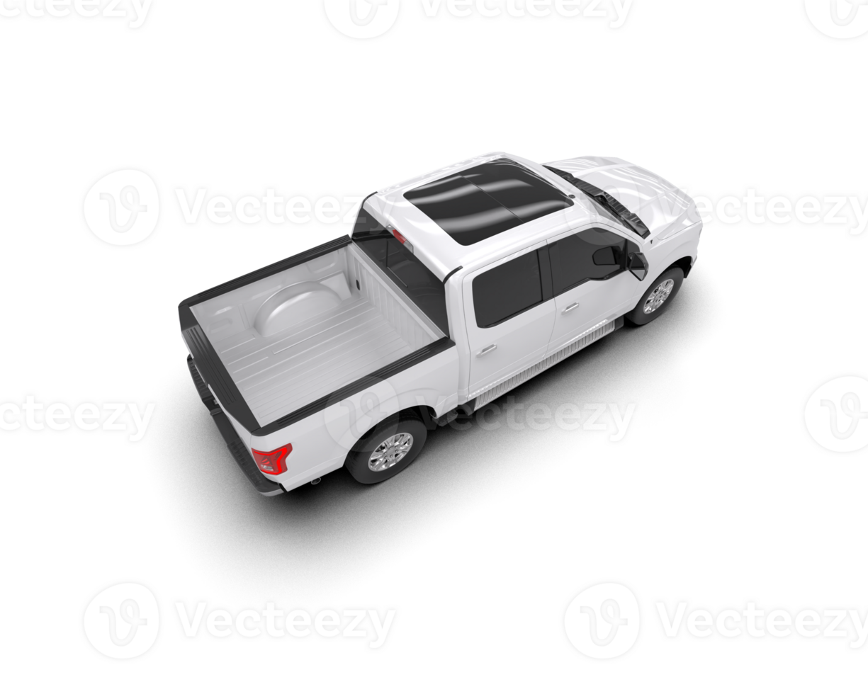 Pickup truck isolated on background. 3d rendering - illustration png