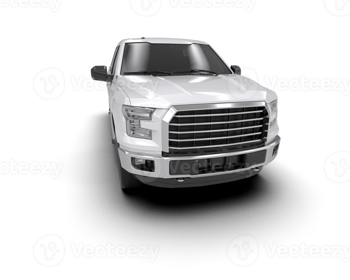 Pickup truck isolated on background. 3d rendering - illustration png