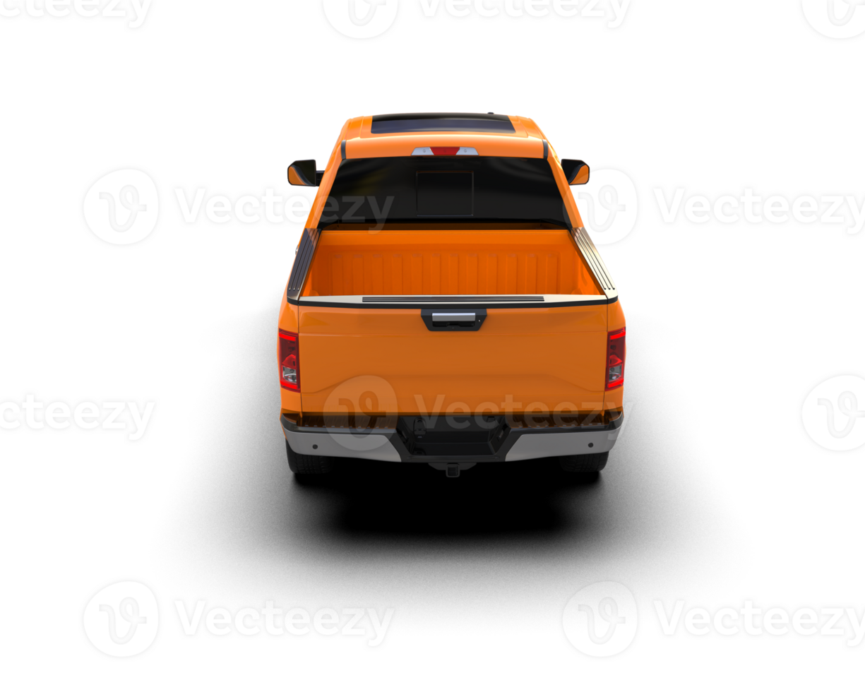 Pickup truck isolated on background. 3d rendering - illustration png