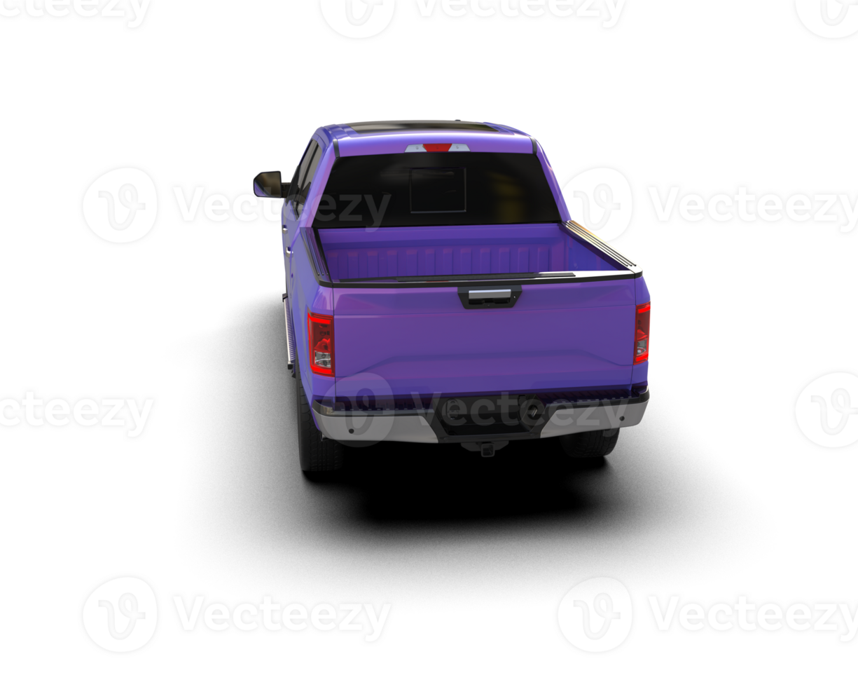 Pickup truck isolated on background. 3d rendering - illustration png