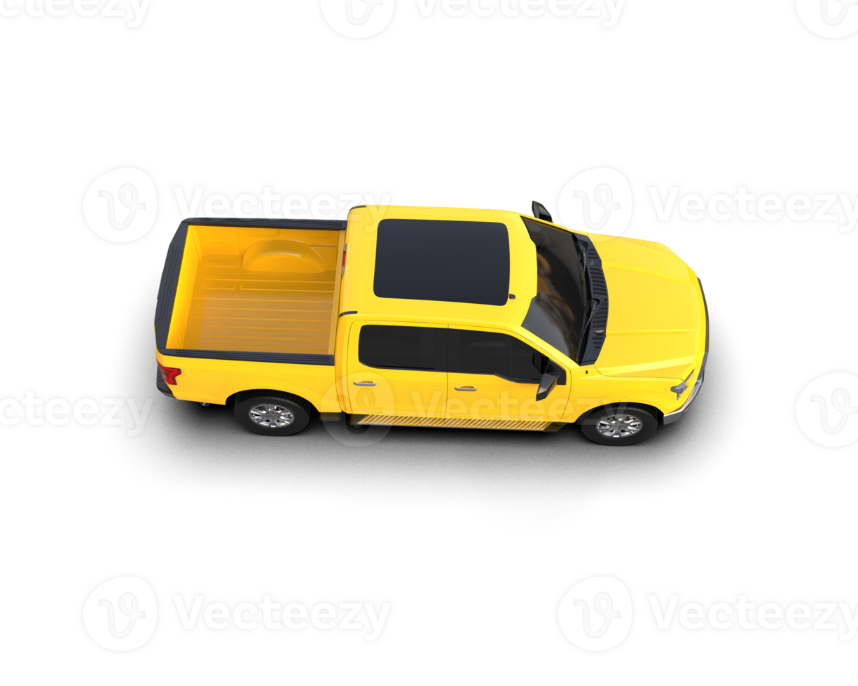 Pickup truck isolated on background. 3d rendering - illustration png