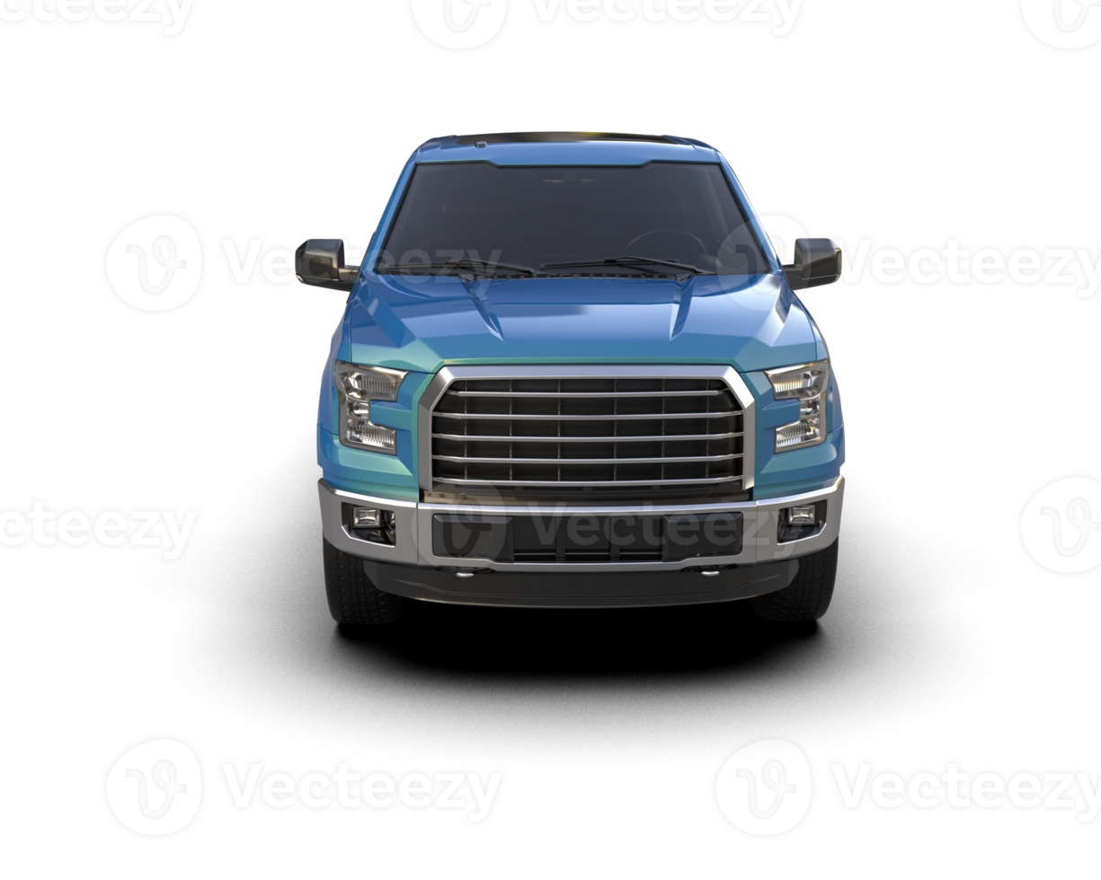 Pickup truck isolated on background. 3d rendering - illustration png