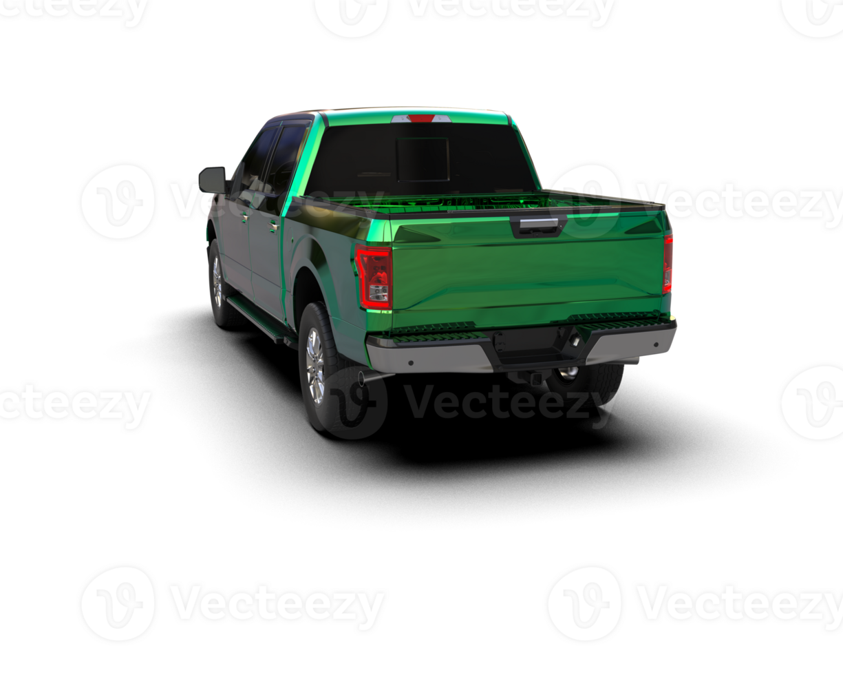 Pickup truck isolated on background. 3d rendering - illustration png