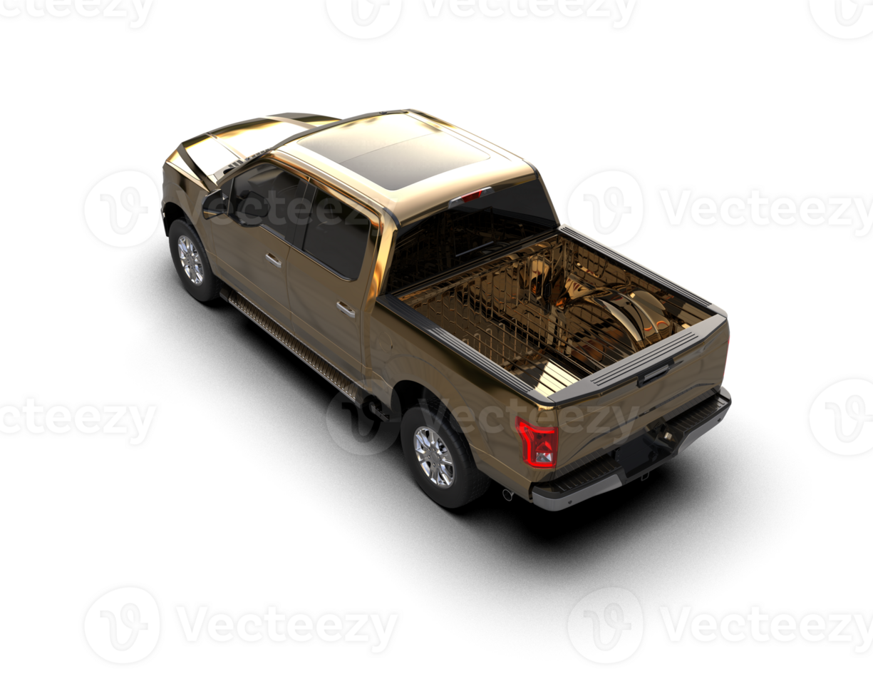Pickup truck isolated on background. 3d rendering - illustration png
