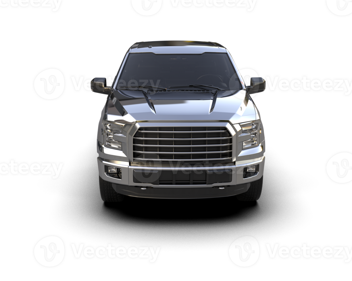Pickup truck isolated on background. 3d rendering - illustration png