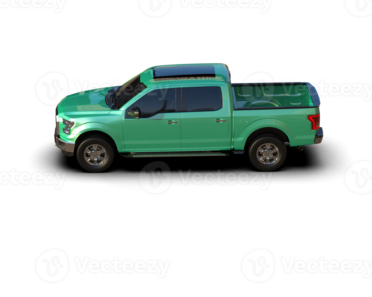 Pickup truck isolated on background. 3d rendering - illustration png