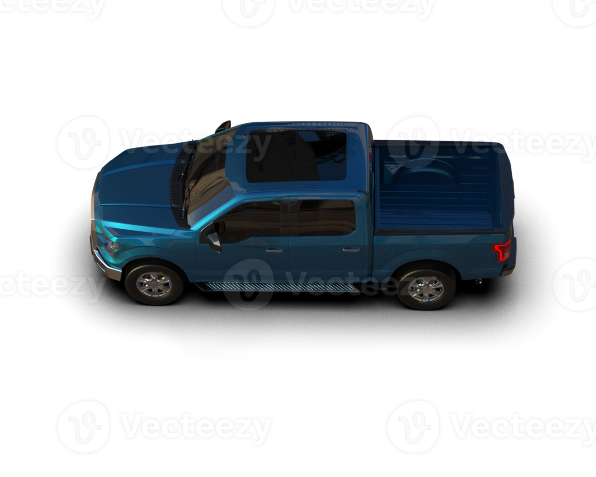 Pickup truck isolated on background. 3d rendering - illustration png