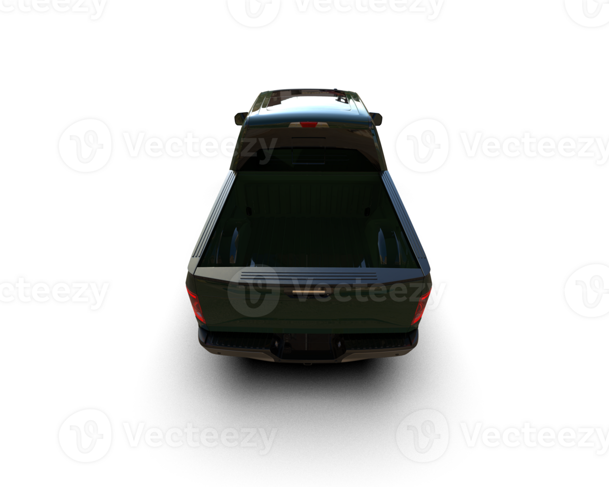 Pickup truck isolated on background. 3d rendering - illustration png
