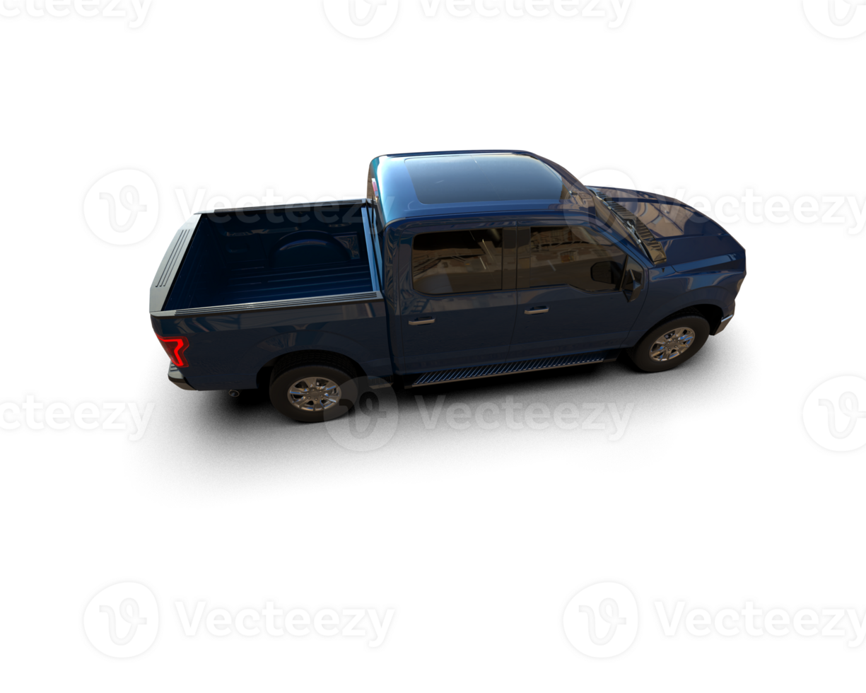 Pickup truck isolated on background. 3d rendering - illustration png