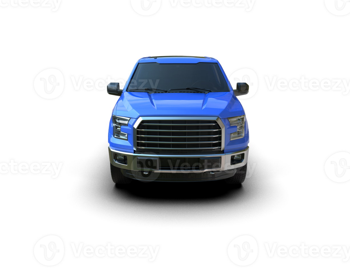 Pickup truck isolated on background. 3d rendering - illustration png