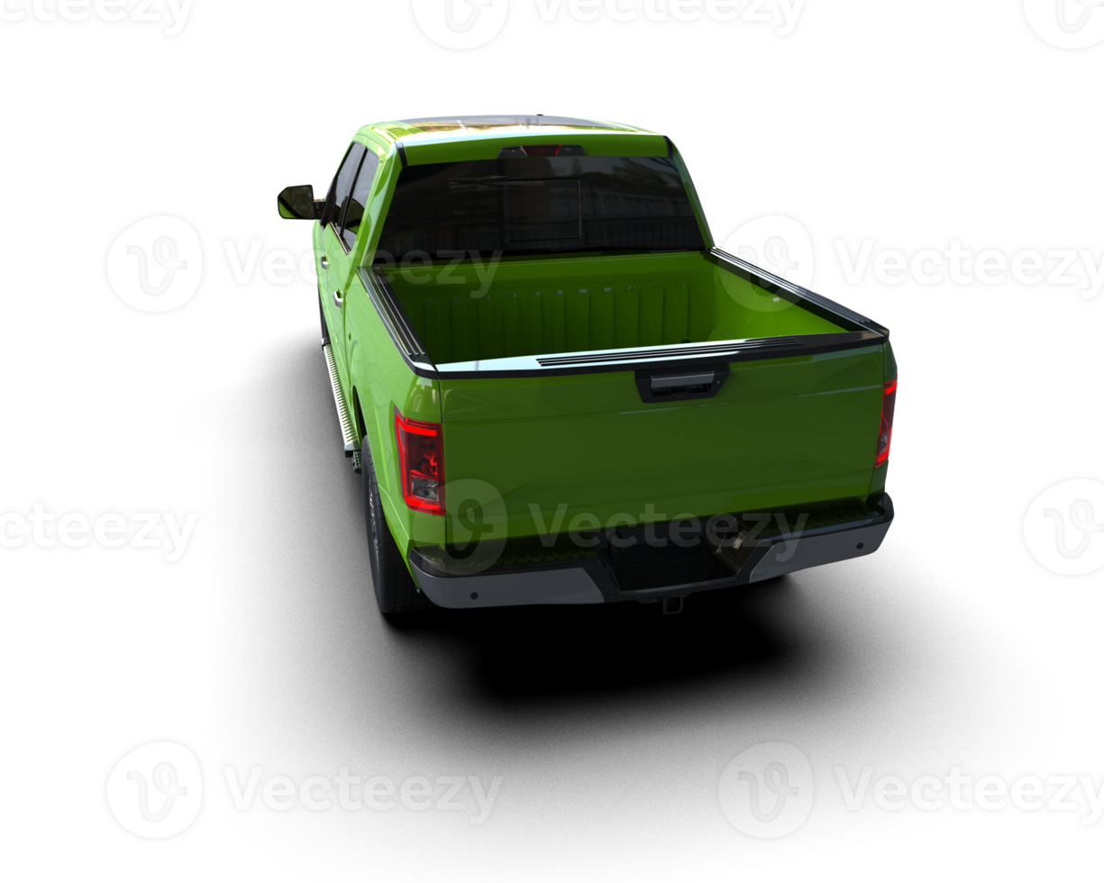 Pickup truck isolated on background. 3d rendering - illustration png
