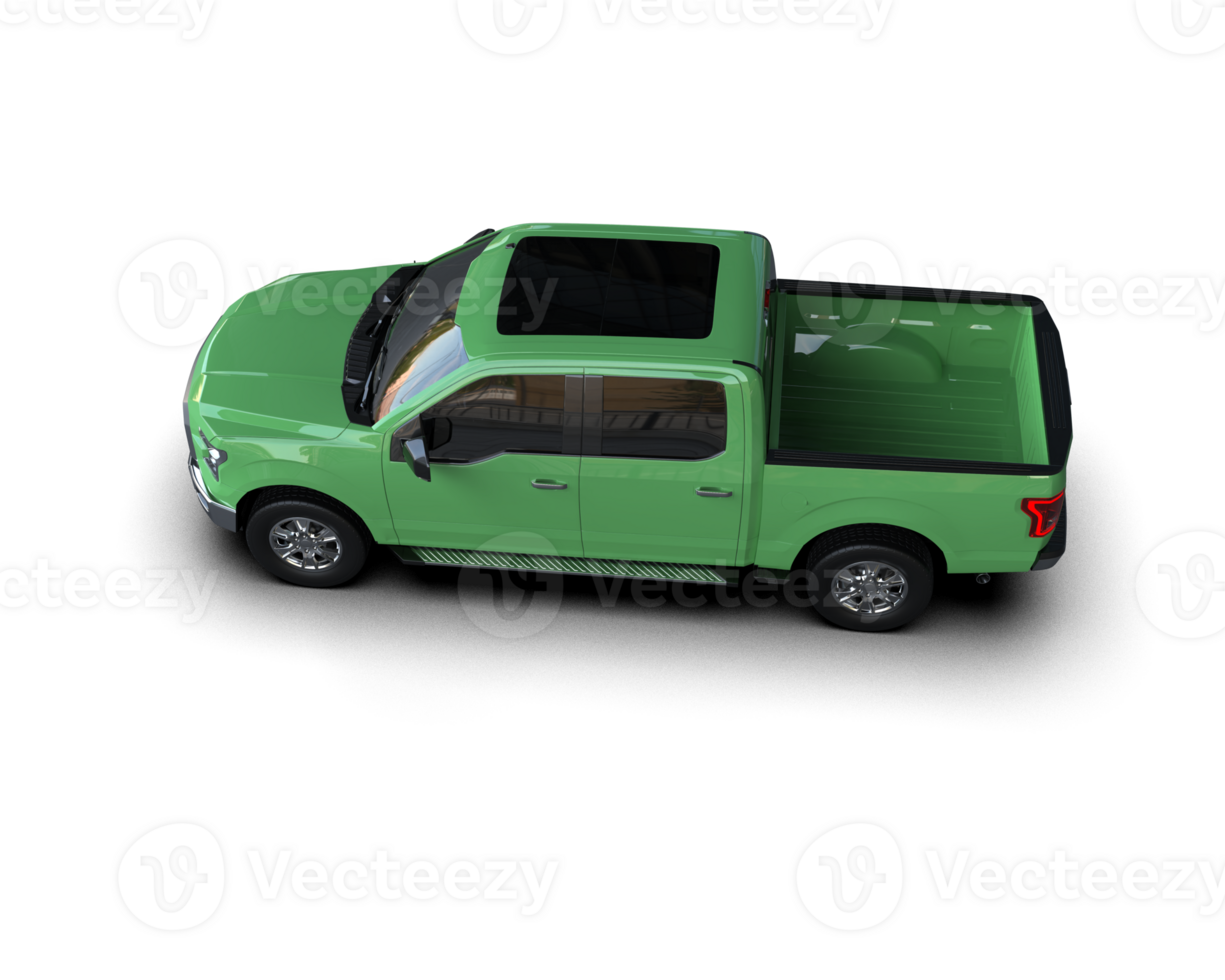 Pickup truck isolated on background. 3d rendering - illustration png
