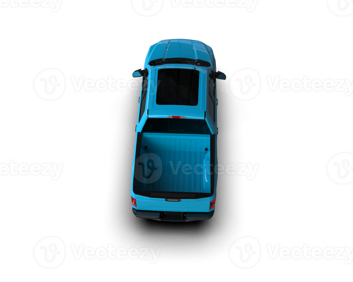 Pickup truck isolated on background. 3d rendering - illustration png